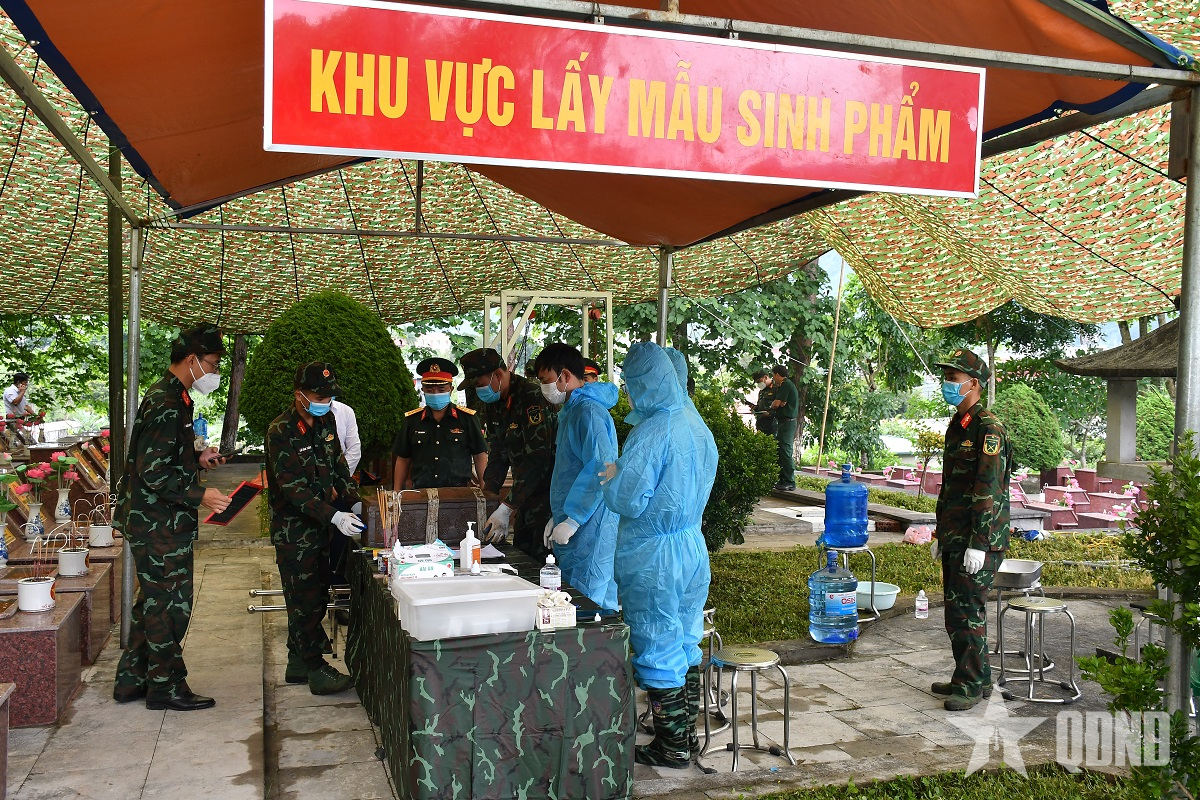 Lai Châu lấy mẫu ADN, số hóa thông tin hài cốt liệt sĩ